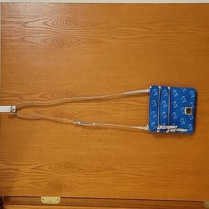 Dooney and Bourke Detroit Lions Triple Zip Crossbody Purse